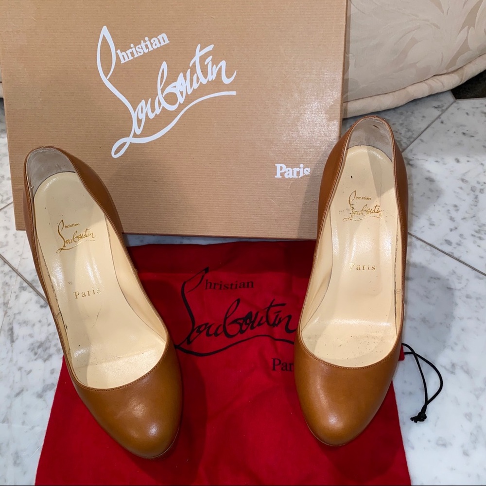 Authentic Louboutin Wooden Heels